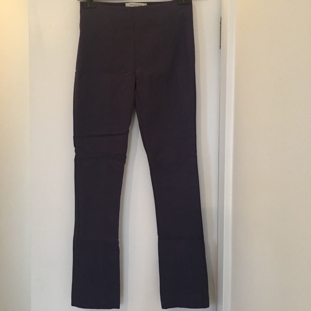 MM.LaFleur Purple Skinny Stretch Work Pants